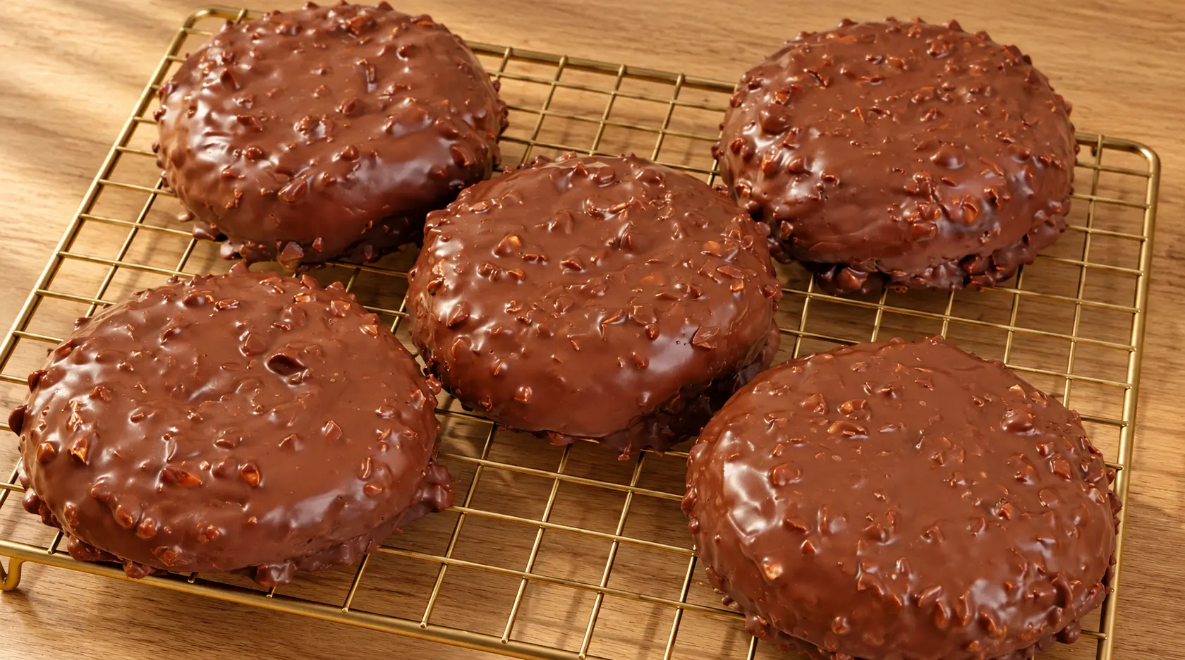Galletas Trufadas de Chocolate Crujiente